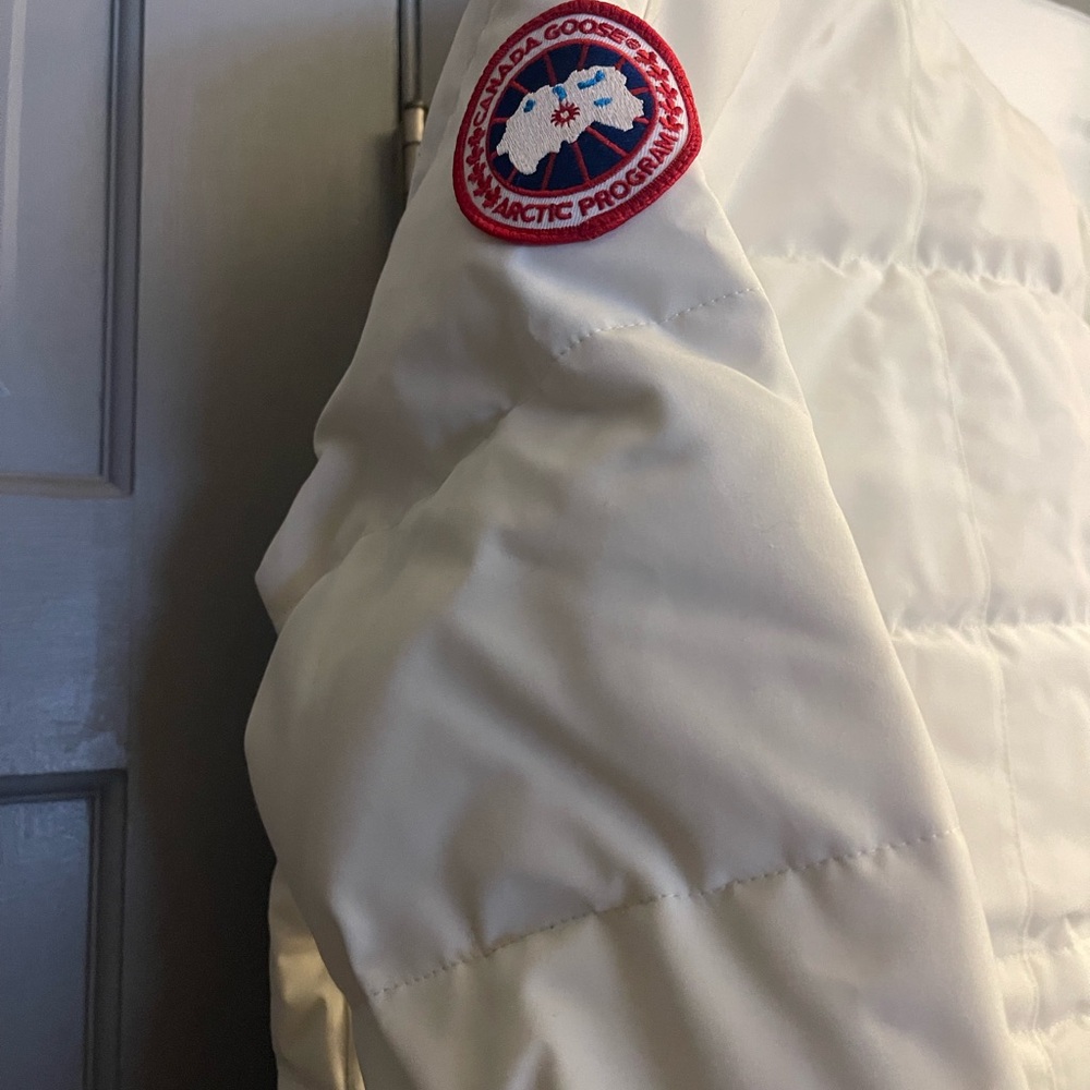 Canada Goose White Puffer Jacket